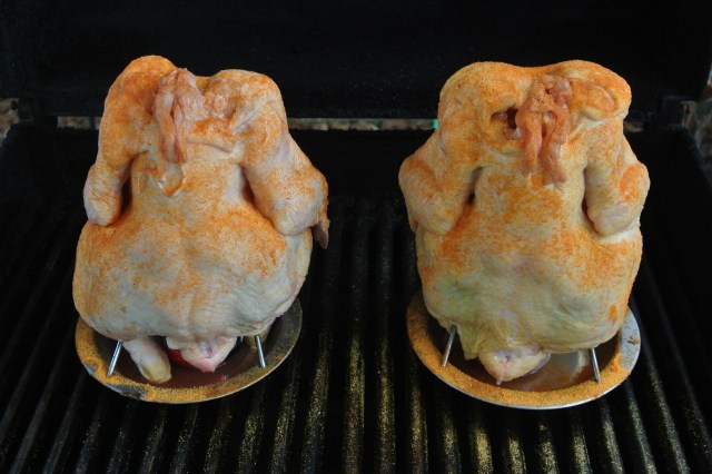 On the grill and ready to transform into yummy goodness!