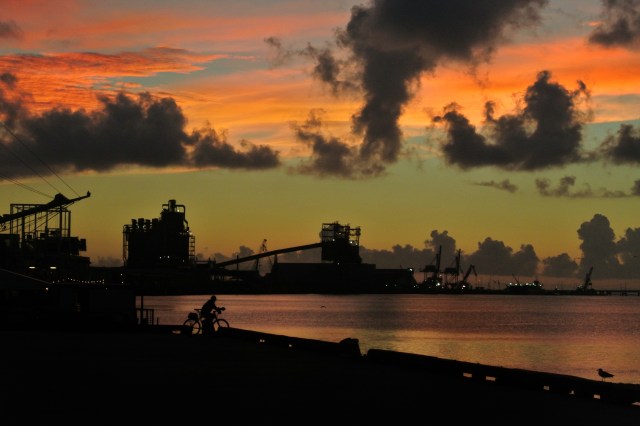 Not long after the sun set.